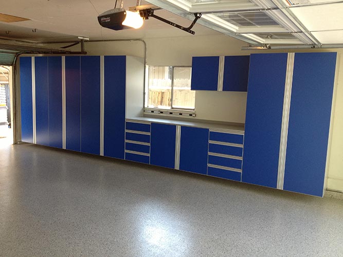 Blue Cabinets